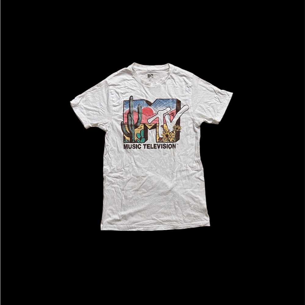 MTV Arizona White and Rainbow T-Shirt